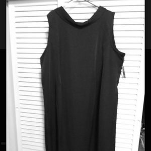 Women's chiffon black formal Dress
